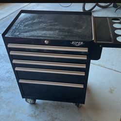 Tool Box With An Assortment Of Tools