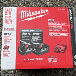 Milwaukee Battery Kit