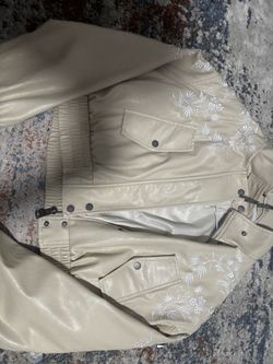 Leather stylish jacket for women