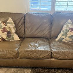 Leather Sofa 