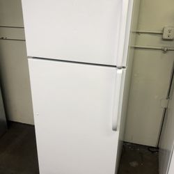 GE Profile White Apartment Size Refrigerator 