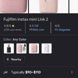 Instax Mini Link 2 Printer 