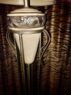 Lamp and candle holder set