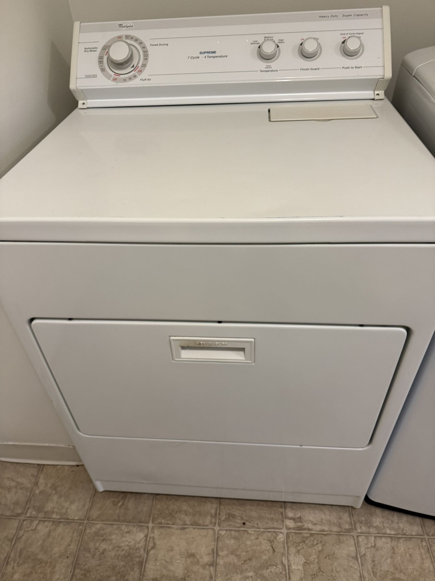 Whirlpool Dryer Electric