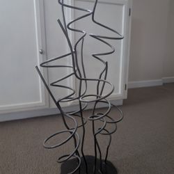 Wrought Iron Wine Bottle Holder