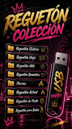 Reguetón coleccion en usb