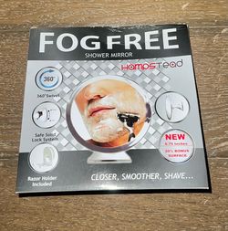 Fog free Shower 360 Swivel Mirror, Razor Included - Hampstead New