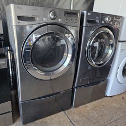 L/G Front Load Washer And Dryer Set Both Works Good 💯 