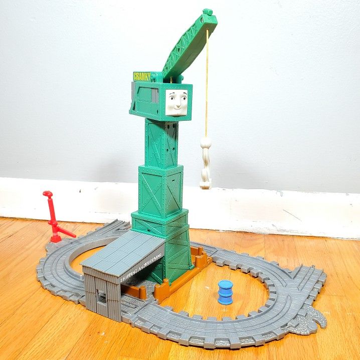 THOMAS & FRIENDS Take N Play Along CRANKY Crane Train PLAYSET 2009