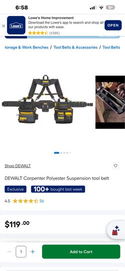 Dewalt tool belt