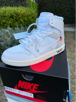 Jordan 1 Retro High Off White Alaska Size 8 DS