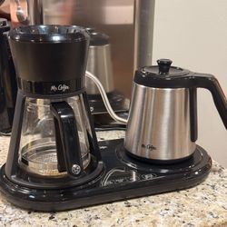 Drip Coffee Maker with Gooseneck Electric Kettle