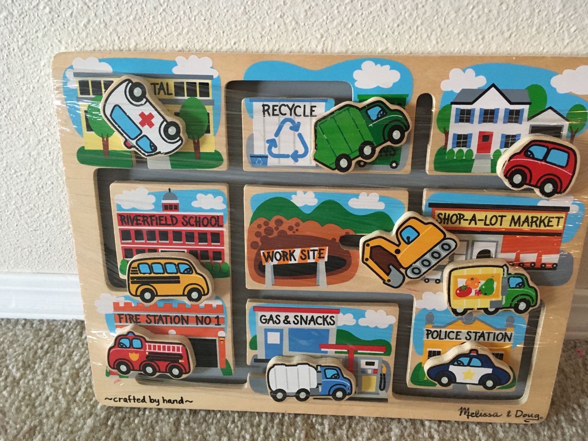 Melissa and Doug vehicles maze puzzle