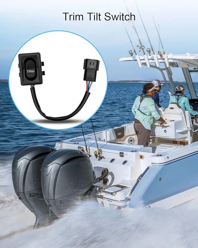 M MATI Trim Tilt Switch 87-(contact info removed) 87-(contact info removed)01 87-8M0042300 for Mercury Outboard 25-400HP 1999-Up
