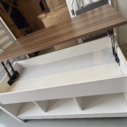Wooden Coffee Table With Lifting Top