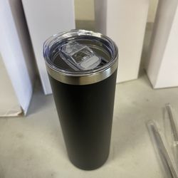 Black Tumbler 20oz Stainless Steel 