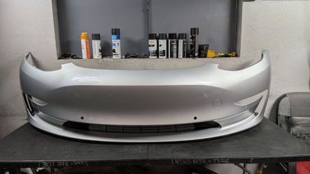 2017-2018-2019-2020 TESLA MODEL 3 REAR BUMPER OEM USED #10783