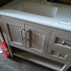 Vanity Cabinet With Sink.