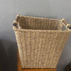 Basket Could Be Used For Trash Can 