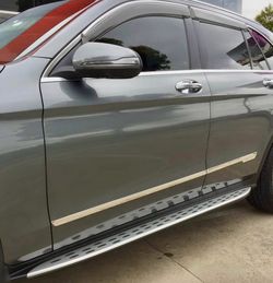 Fit 2016-2020 Mercedes Benz X253 GLC 300 Side Step Nerf Bars Running Boards 2PC