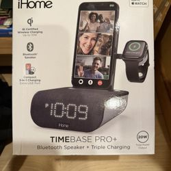 iHome TimeBase Pro+ – Brand New