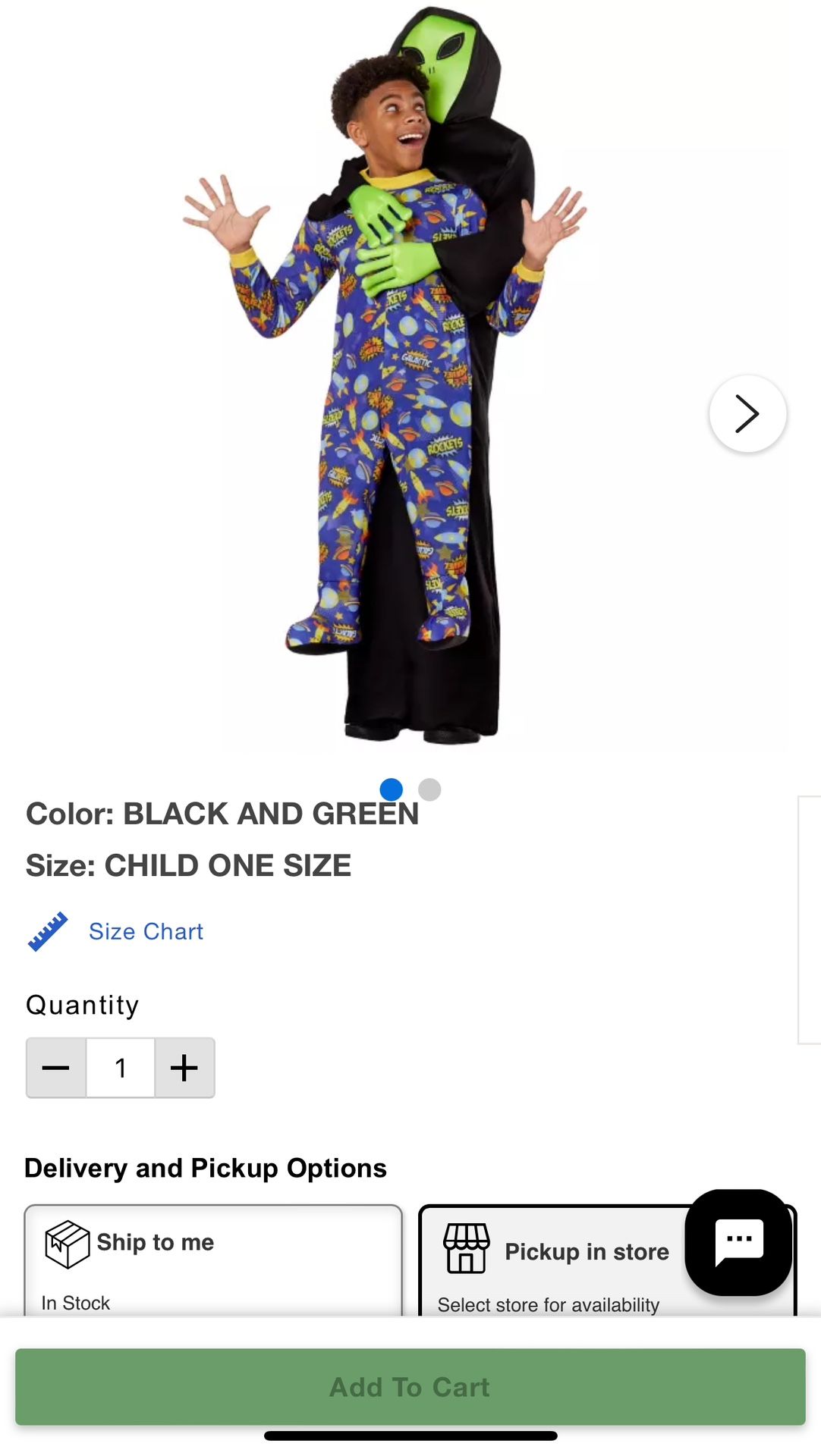 Kids Alien Abduction Halloween Costume Spirit Halloween 🎃