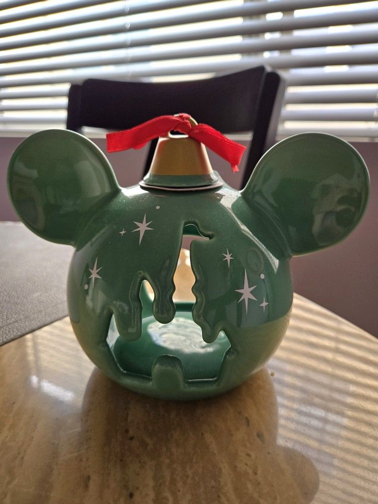 Mickey Mouse Christmas Candle Holder 