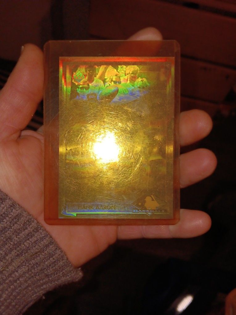 1991 Upper Deck Heroes Holographic Hank Aaron HH1