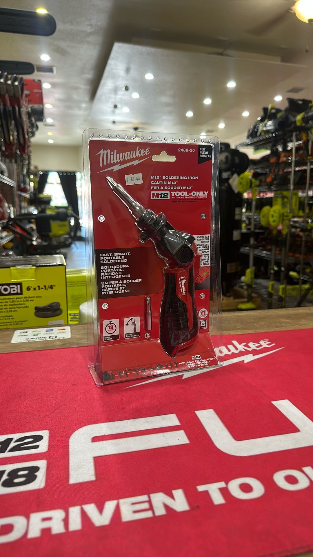 Milwaukee M12 12-Volt Lithium-Ion Cordless Soldering Iron (Tool-Only)