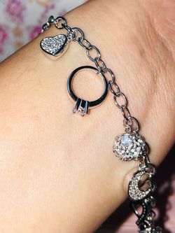 ✨Pulso dijes colgantes 💎Plata925✨
