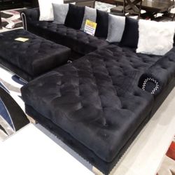 MODERN NEW SOFIA SECTIONAL SOFA AND OTTOMAN SET ON SALE ONLY $999. IN STOCK SAME DAY DELIVERY 🚚 EASY FINANCING 