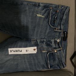 Purple jeans