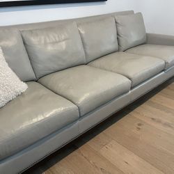 Arhaus Camden Leather Sofa 100”