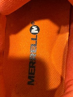 Merrel size 6 grey and orange
