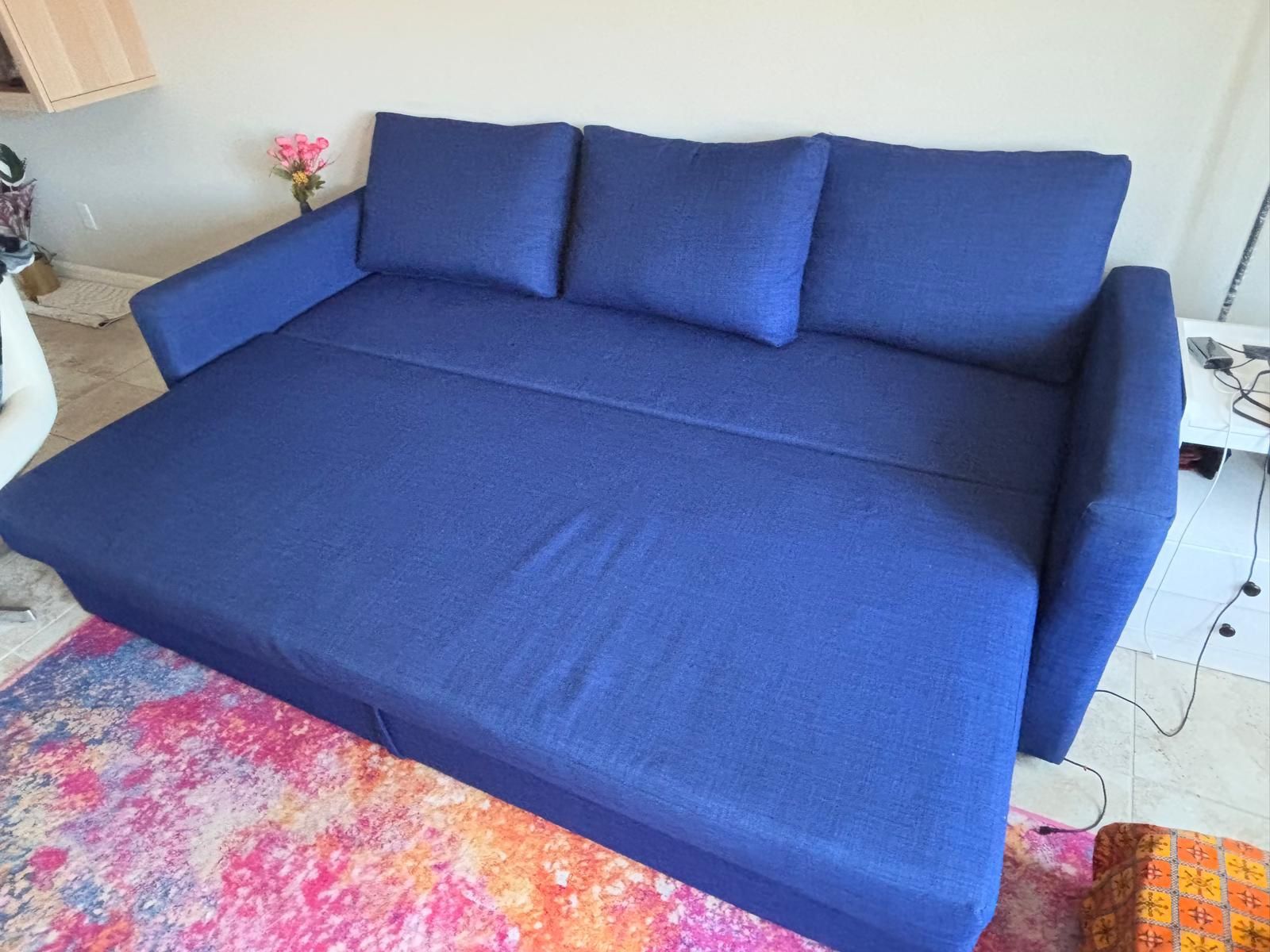 Ikea Sleeper Sofa + Sofa Cover Worth $50