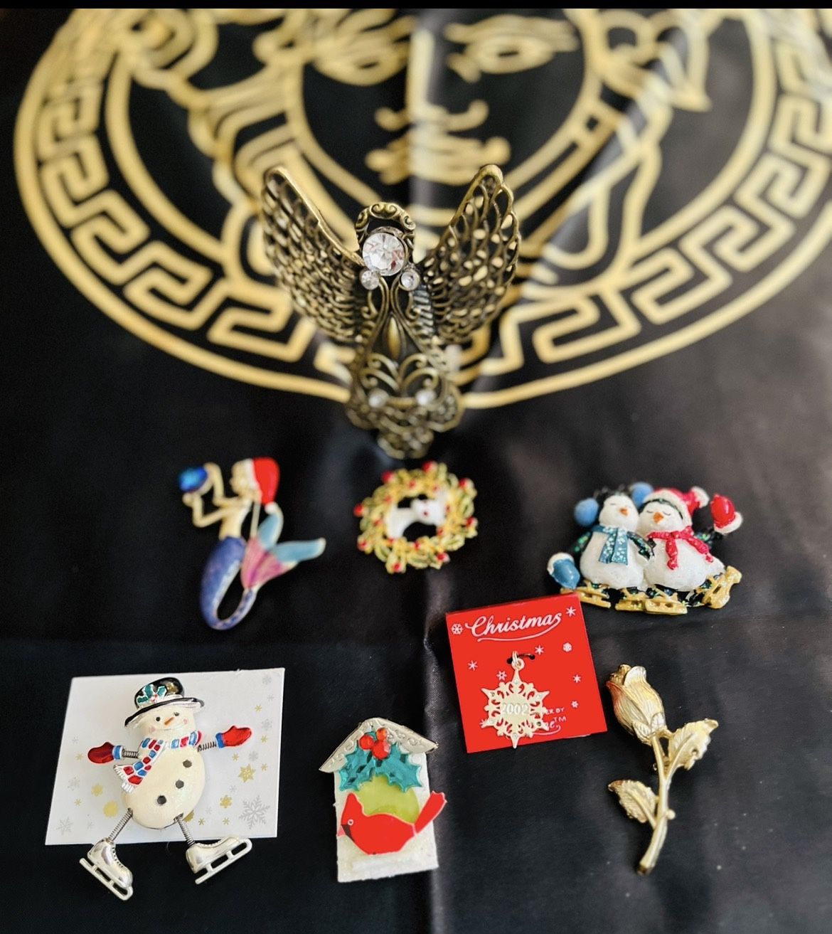 Vintage Christmas Brooches 7
