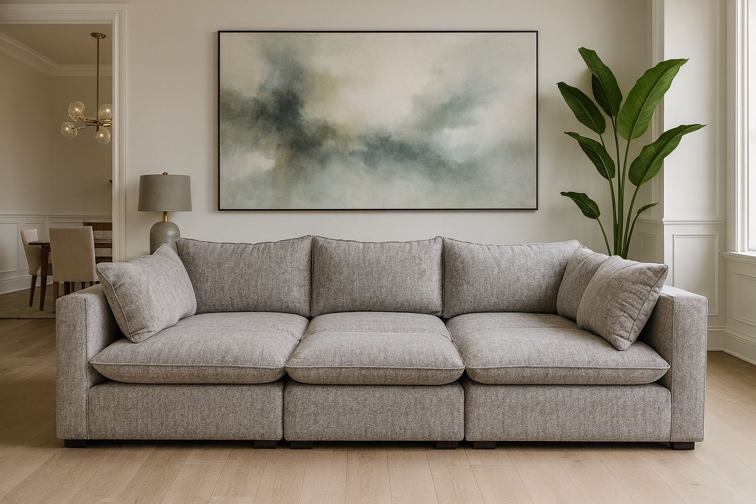 (DELIVERY 🚚)Beautiful Modular Cloud Sectional Couch 