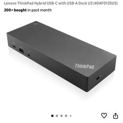 Lenovo ThinkPad USB-C & USB-A Laptop Docking Station
