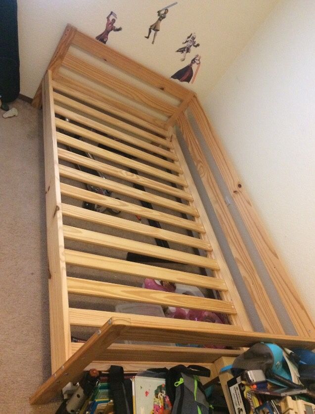 Ikea twin bed frame (with side rail)