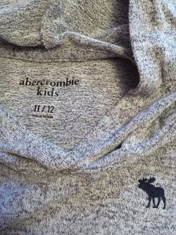 Abercrombie girls hooded sweater, size 11/12