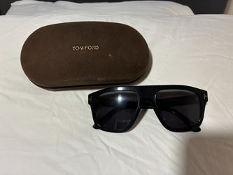 Tom Ford Black Square Sunglasses with Case