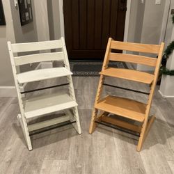 Stokke Tripp Trapp Kids High Chair Booster Wooden Children Chair