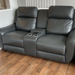 Real Leather Movie Recliners