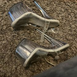 Clear Pleaser Heels