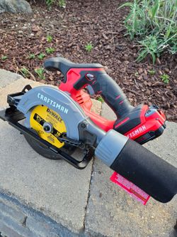 Cordless Circular Saw with Battery and Charger