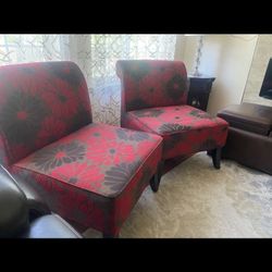 2 Beautiful Accent Chairs.