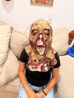 Zombie Rotting Face Halloween Latex Mask