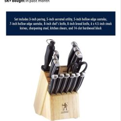 Henckles Knife Block Set New