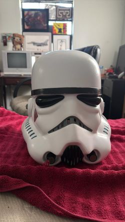Storm trooper head of costume
