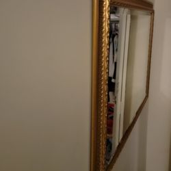 Golden Frame Mirror
